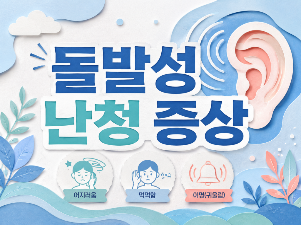 돌발성 난청 증상