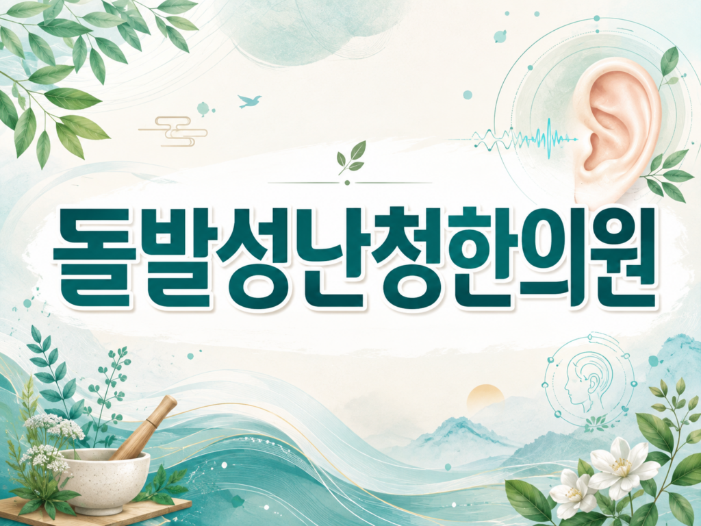 돌발성난청한의원